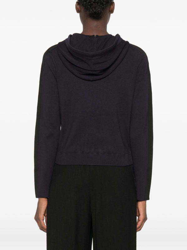 Maglia tricot Blu notte/Nero