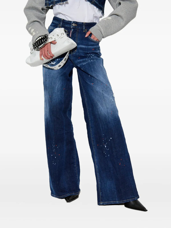 DSQUARED2 Jeans mit Tragefalten