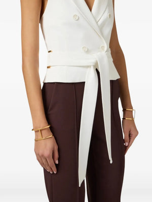 Elisabetta Franchi set of two gold-tone metal bracelets