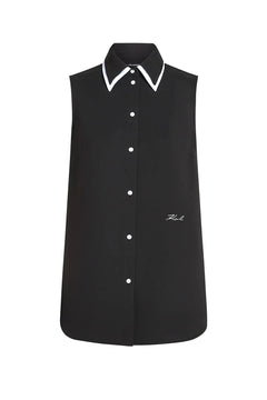 Πουκαμισο Contrast Sleeveless B3W11015 999 black
