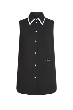 Πουκαμισο Contrast Sleeveless B3W11015 999 black
