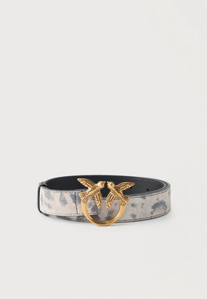 LOVE BERRY BELT LOW CROSTA - Belt - avorio/nero/beige/antique gold-coloured