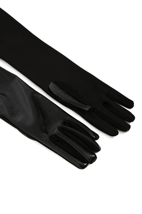 Elisabetta Franchi Long Logo Gloves