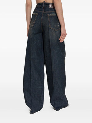 DSQUARED2 faded-knee jeans