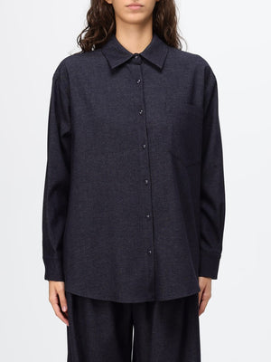 Eleh Relaxed Fit Long-Sleeved Jersey Shirt