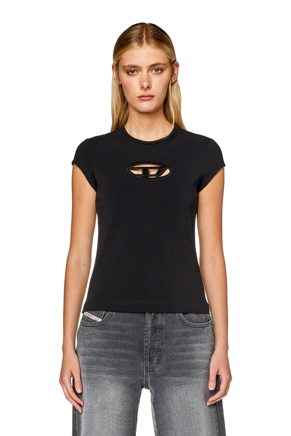 T-shirt with Oval D logo