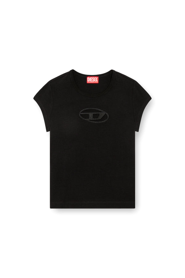T-shirt with Oval D logo