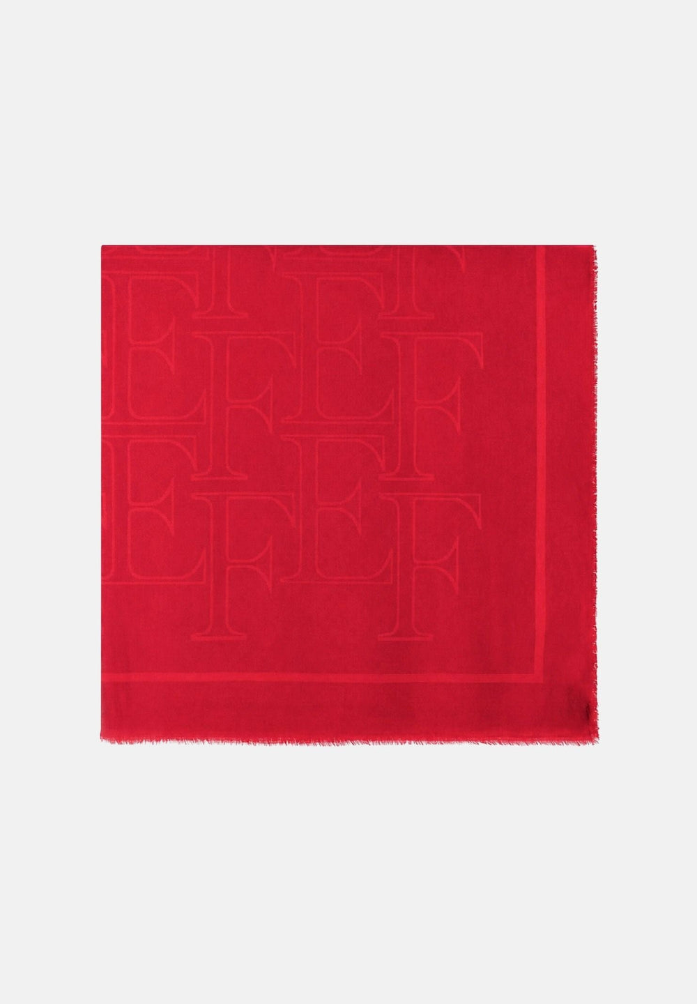 ELISABETTA FRANCHI Women's Red Passion Red Viscose Scarf