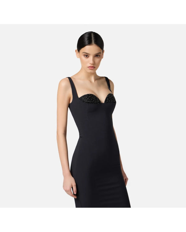 Φόρεμα Elisabetta Franchi Μαύρο AB83557E2-110 🟢