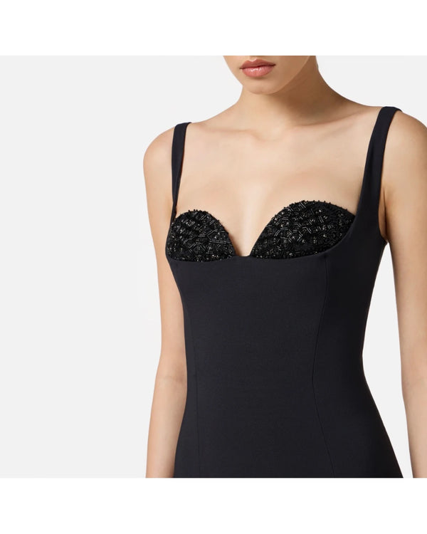Φόρεμα Elisabetta Franchi Μαύρο AB83557E2-110 🟢