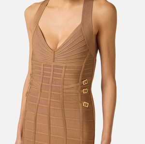Knit 3D pencil dress
