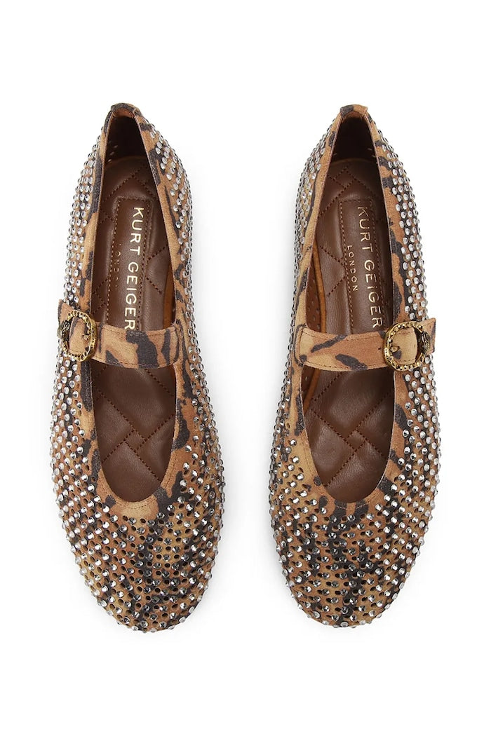 Kurt Geiger London балетки замшевые Mayfair Ballet Flat