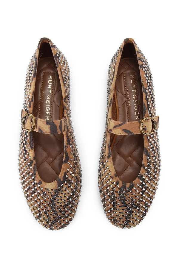 Kurt Geiger London балетки замшевые Mayfair Ballet Flat