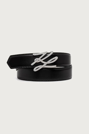 Karl Lagerfeld Women's Reversible Leather Belt 
