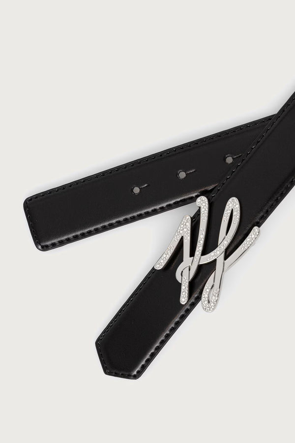 Karl Lagerfeld Women's Reversible Leather Belt 
