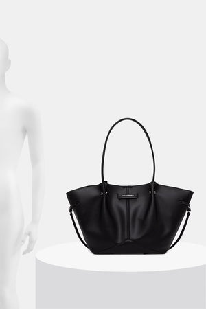 Karl Lagerfeld Tote γυναικεία από απομίμηση δέρματος μαύρη B3W30347