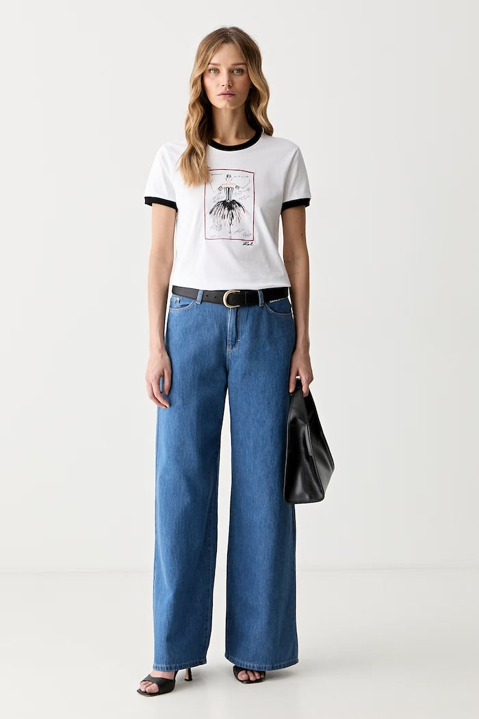 Karl Lagerfeld t-shirt γυναικείο βαμβακερό