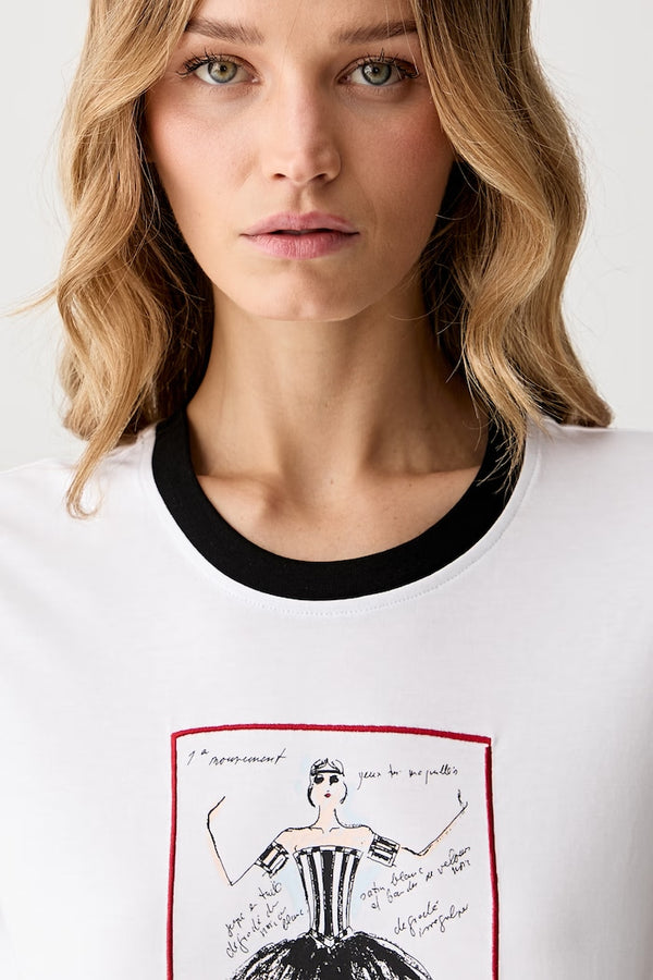 Karl Lagerfeld t-shirt γυναικείο βαμβακερό