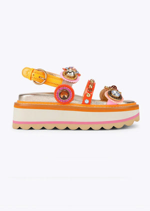 Γυναικείο Πέδιλο Πλατφόρμα Πολύχρωμο Kurt Geiger 5612499109-99-Other