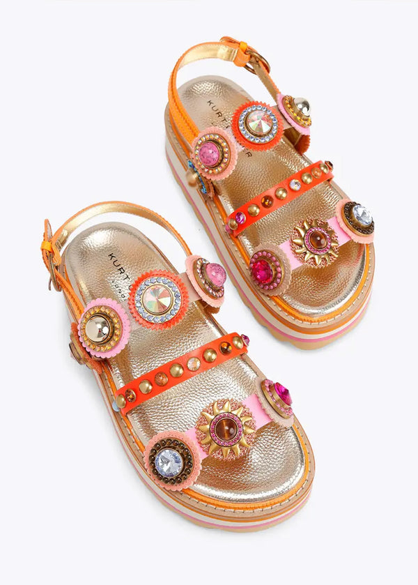 Γυναικείο Πέδιλο Πλατφόρμα Πολύχρωμο Kurt Geiger 5612499109-99-Other