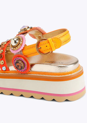 Γυναικείο Πέδιλο Πλατφόρμα Πολύχρωμο Kurt Geiger 5612499109-99-Other