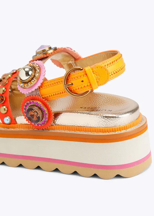 Γυναικείο Πέδιλο Πλατφόρμα Πολύχρωμο Kurt Geiger 5612499109-99-Other