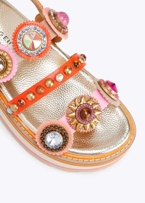 Γυναικείο Πέδιλο Πλατφόρμα Πολύχρωμο Kurt Geiger 5612499109-99-Other