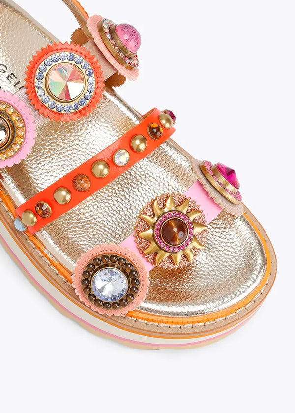 Γυναικείο Πέδιλο Πλατφόρμα Πολύχρωμο Kurt Geiger 5612499109-99-Other
