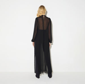 Blouse in georgette fabric