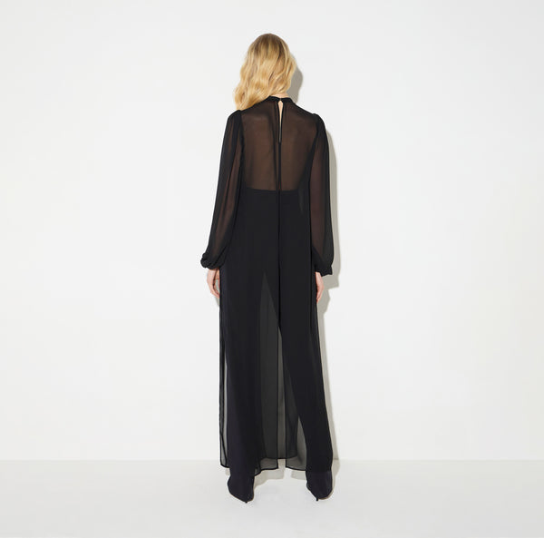 Blouse in georgette fabric