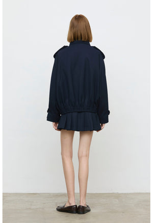 ELEH BOMBER JACKET NAVY BLUE EFW260026