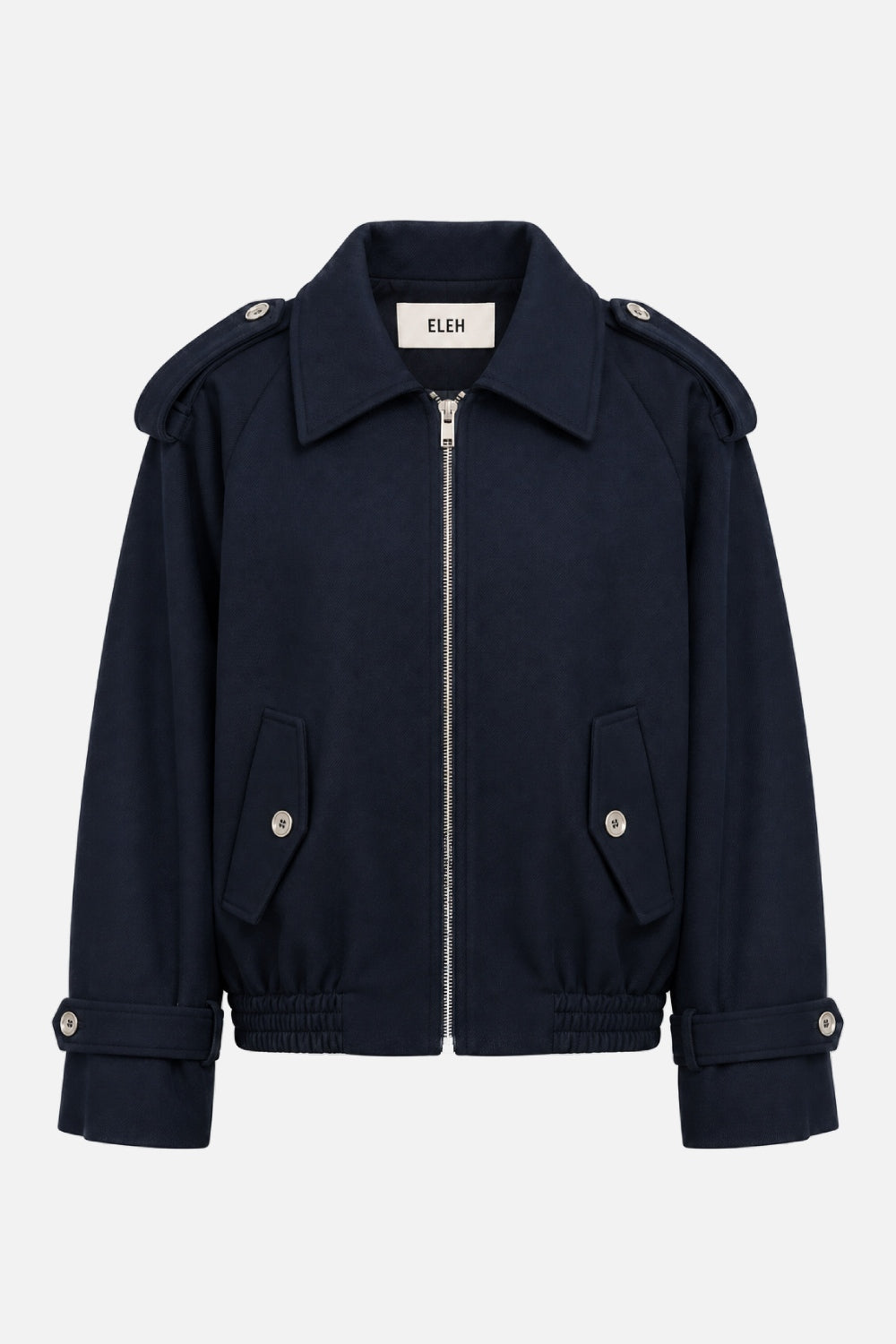 ELEH BOMBER JACKET NAVY BLUE EFW260026