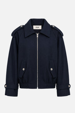 ELEH BOMBER JACKET NAVY BLUE EFW260026