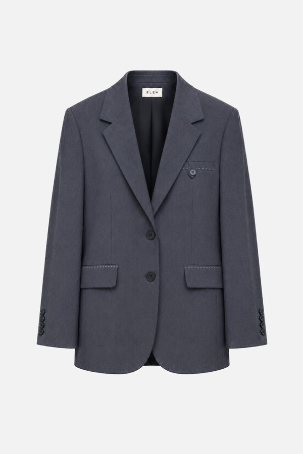ELEH OVERSIZED BLAZER GREY EFW260073