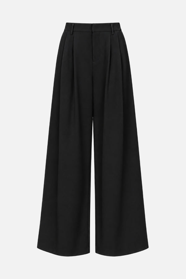 ELEH WIDE LEG TROUSERS BLACK EFW260271