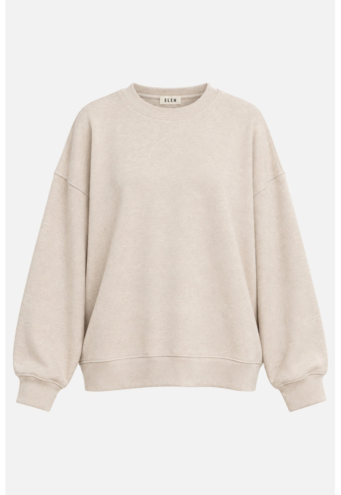 ELEH OVERSIZED SWEATSHIRT BEIGE MELE EFW260273