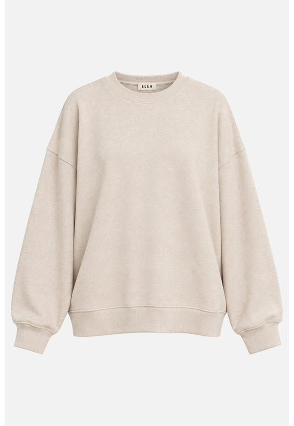 ELEH OVERSIZED SWEATSHIRT BEIGE MELE EFW260273