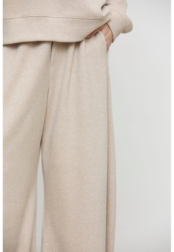 ELEH WIDE LEG SWEATPANTS BEIGE MELE EFW260274