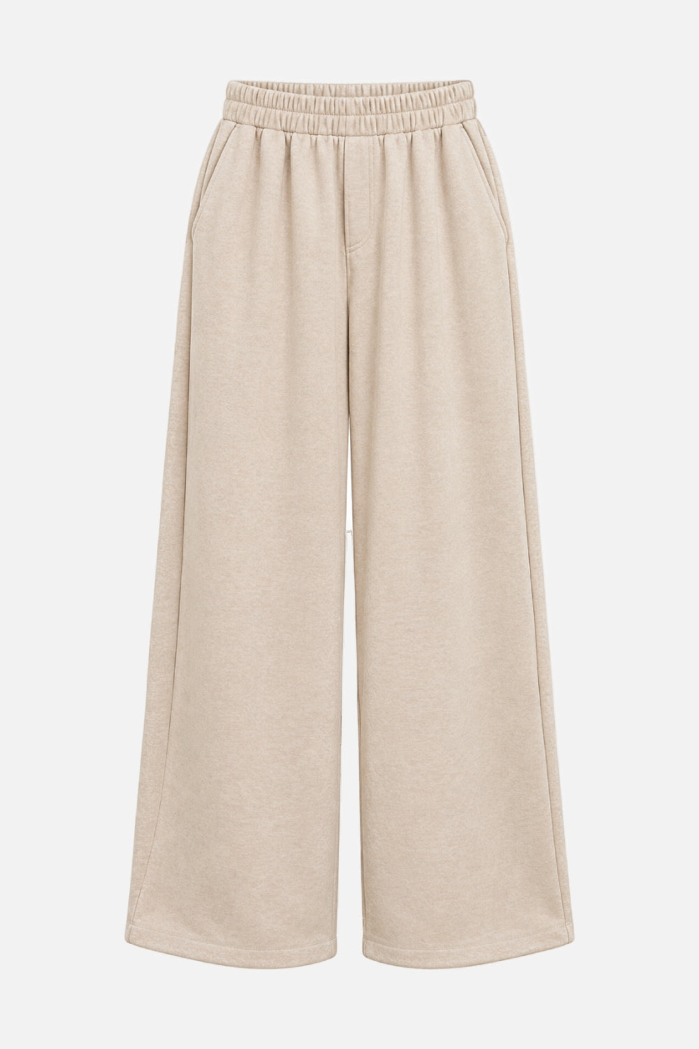 ELEH WIDE LEG SWEATPANTS BEIGE MELE EFW260274