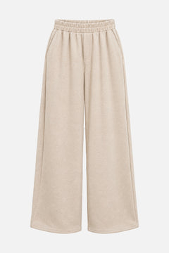 ELEH WIDE LEG SWEATPANTS BEIGE MELE EFW260274