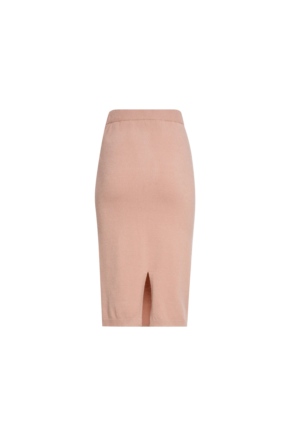 Knitted skirt slim fit middle length