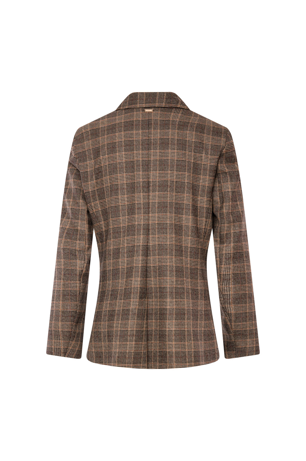 Blazer jacket regular fit made in Prince of Wales fabric
