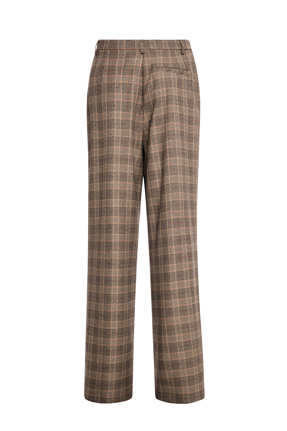 Palazzo pant wide fit made in Prince of Wales fabric