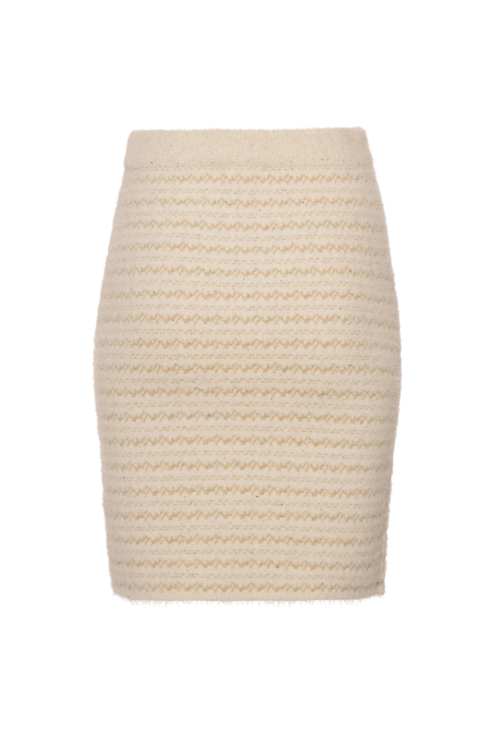 Knitted mini skirt slim fit