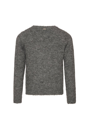 Knitwear cropped with shiny applications