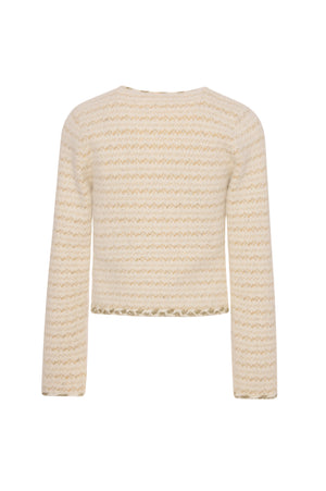 Knitted cardigan regular fit multicolor