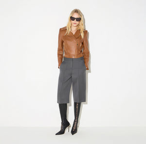 Giacca biker in pelle