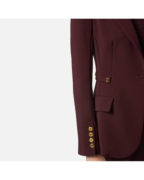 Elisabetta Franchi Bordeaux Jacket GI17556E2-EA4 🟢