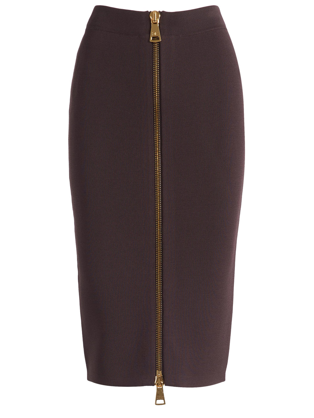 Elisabetta Franchi chocolate-colored Elisabetta Franchi skirt