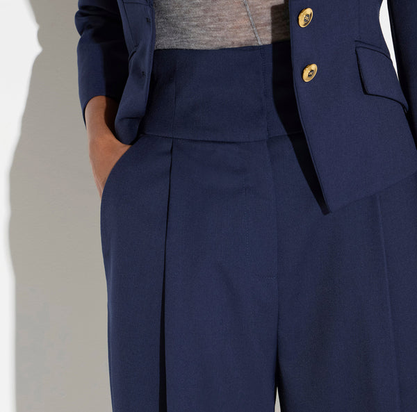 Pantaloni in gabardina